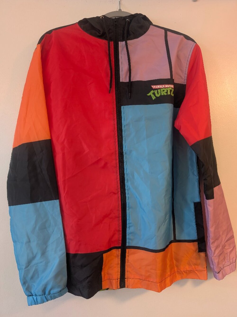 TMNT color block windbreaker